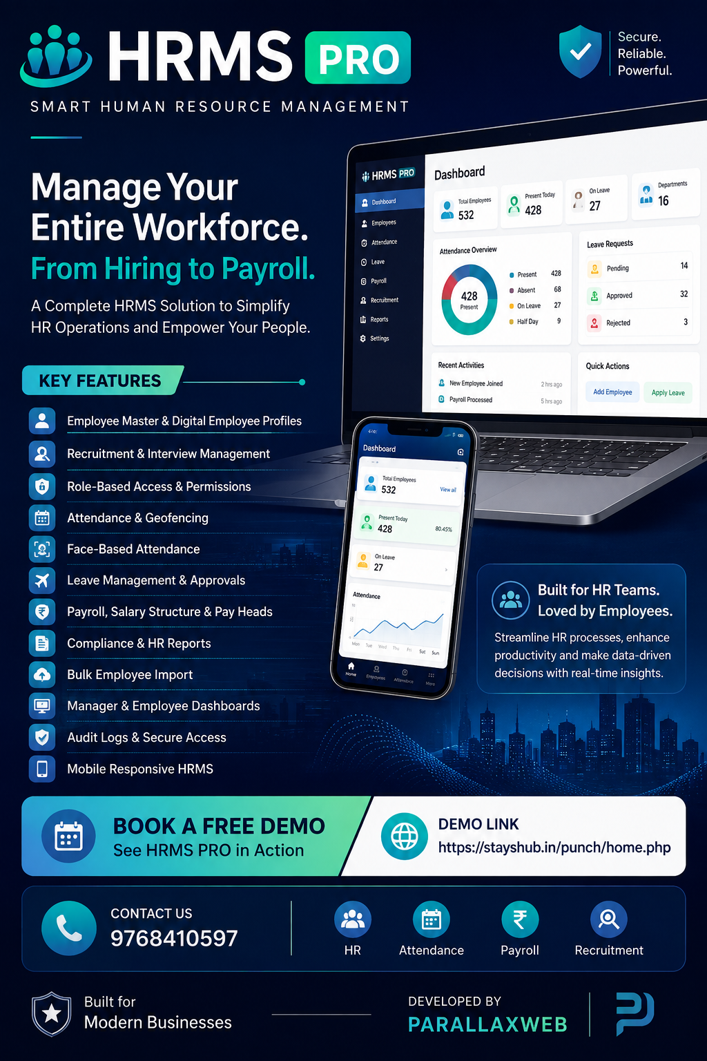 StaysHub HRMS Pro